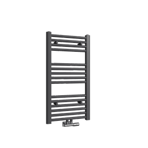 Emke Badheizkörper Handtuchwärmer, 75x40cm, 244W, Anthrazit. Handtuchtrockner für das Badezimmer.