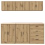 vidaXL Garagenschränke 6 Stk Artisan-Eiche Holzwerkstoff 3328349_5