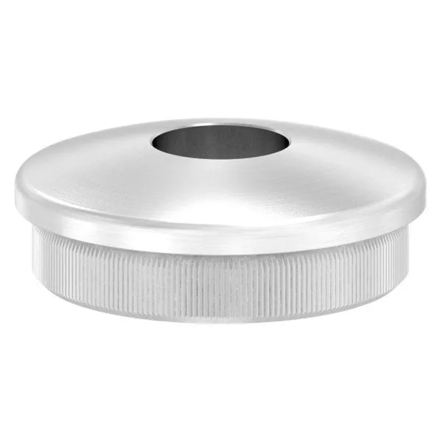 FeNau Einsteckkappe V2A Edelstahl Für Rohr Ø 42,4x2,0 mm Bohrung 14,1 mm Gewölbt