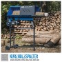 Güde Holzspalter GHS 500/6,5TE: Hydraulischer Kurzholzspalter mit Ablagetisch und Holzscheit.