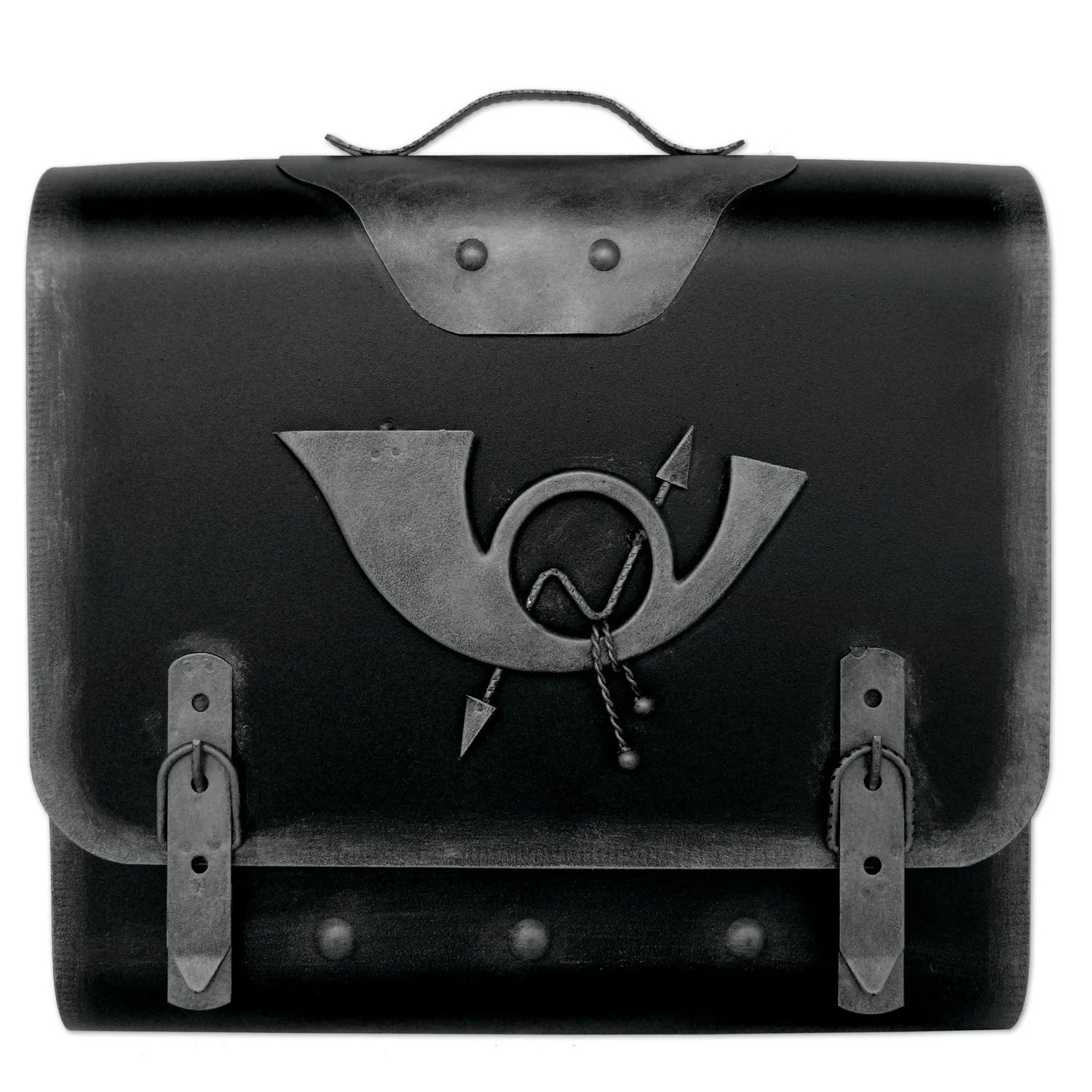 HMF 511-09 Briefkasten Alter Schulranzen Posthorn PH3 40 x 40 x 9 cm Silber günstig online kaufen