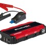 Einhell CE-JS 12 Power Bank Jump-Start mit Starthilfekabel, USB-Adapter und LED-Leuchte.