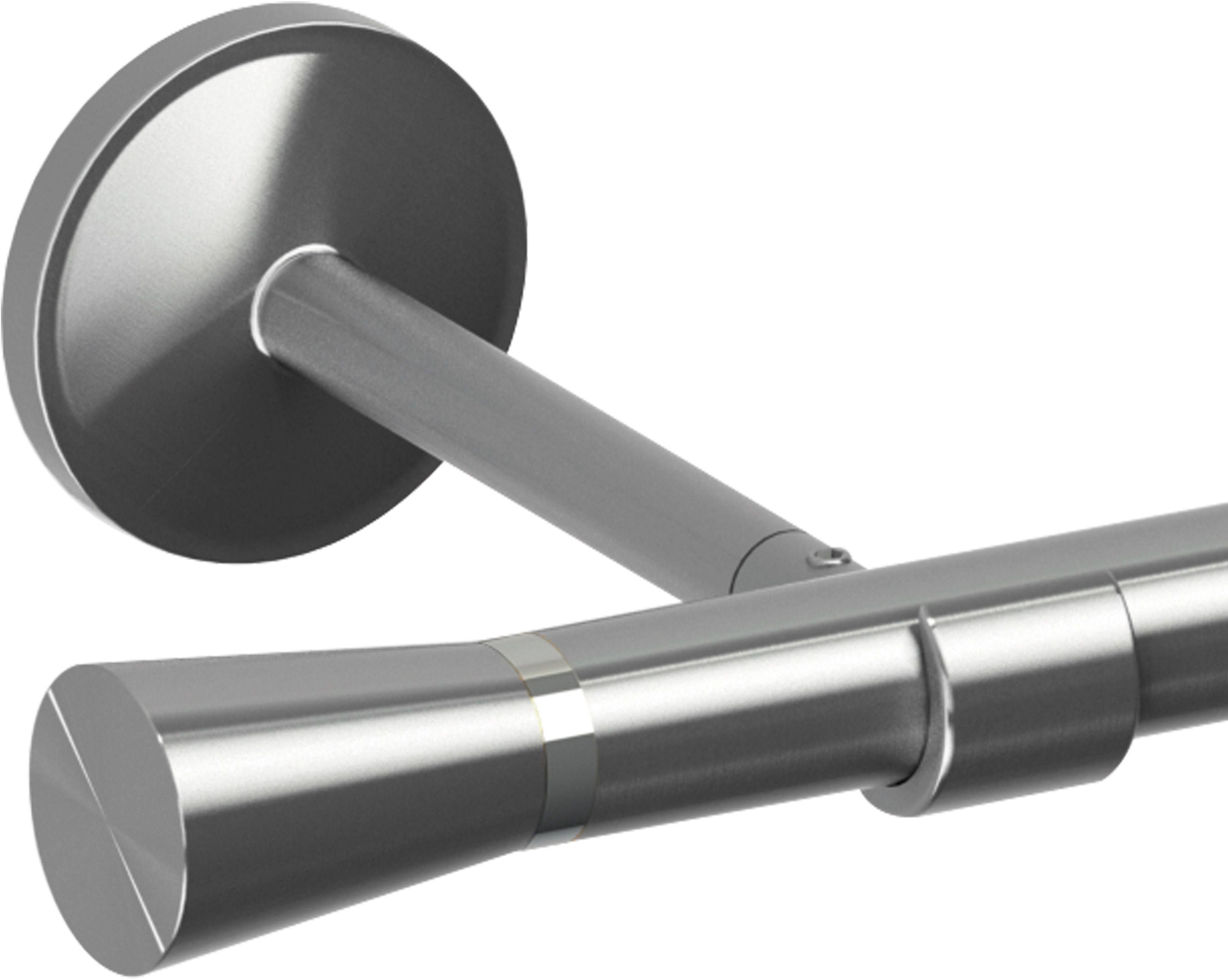 Gardinenstangen-Endstück Edelstahloptik Kegelform Ø 19 mm kaufen bei OBI