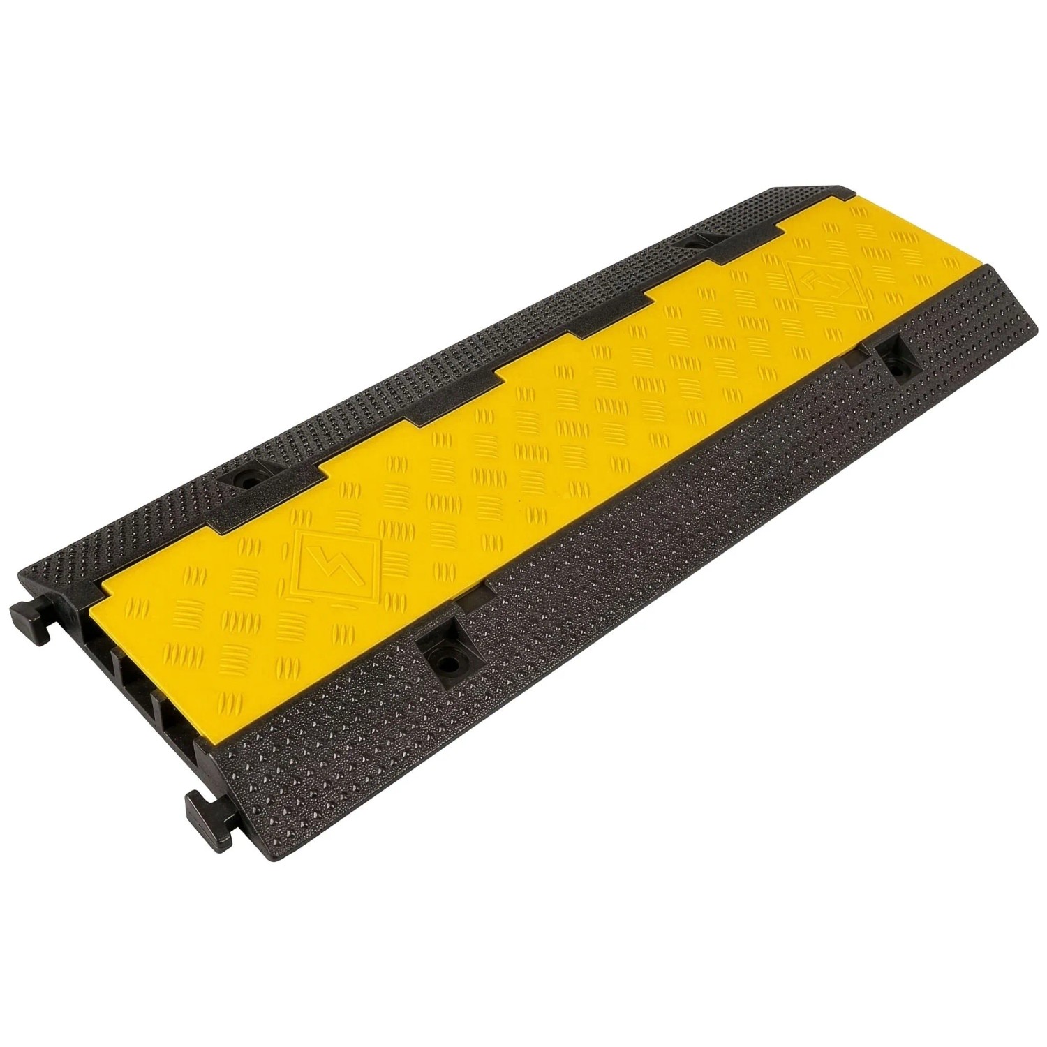Floordirekt Kabelbrücke Vertex Kabelschutzbrücke 3-Kanal Max. 10 Tonnen Rampe Mit Klappe