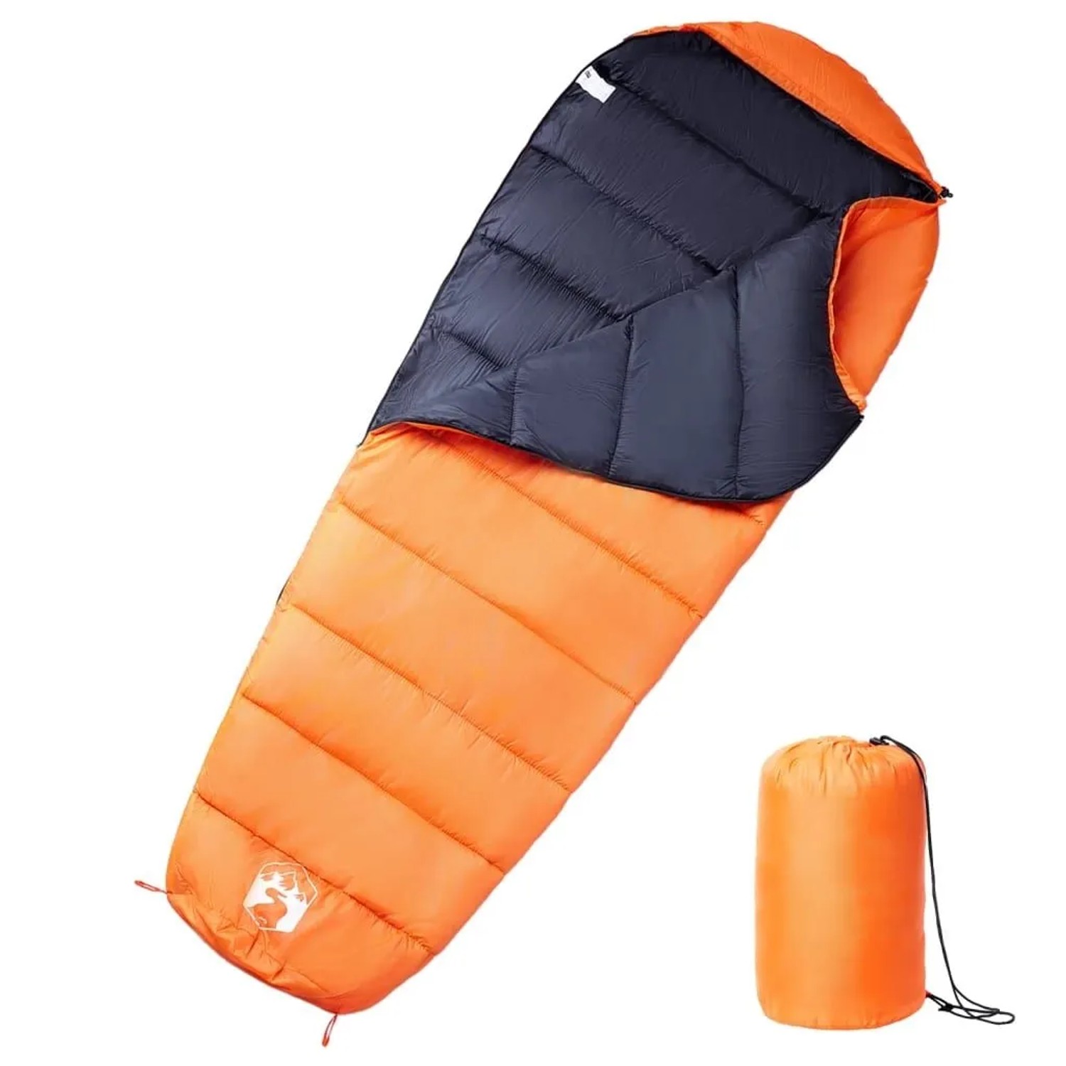 vidaXL Mumienschlafsack für Erwachsene Camping 3 Jahreszeiten 94476