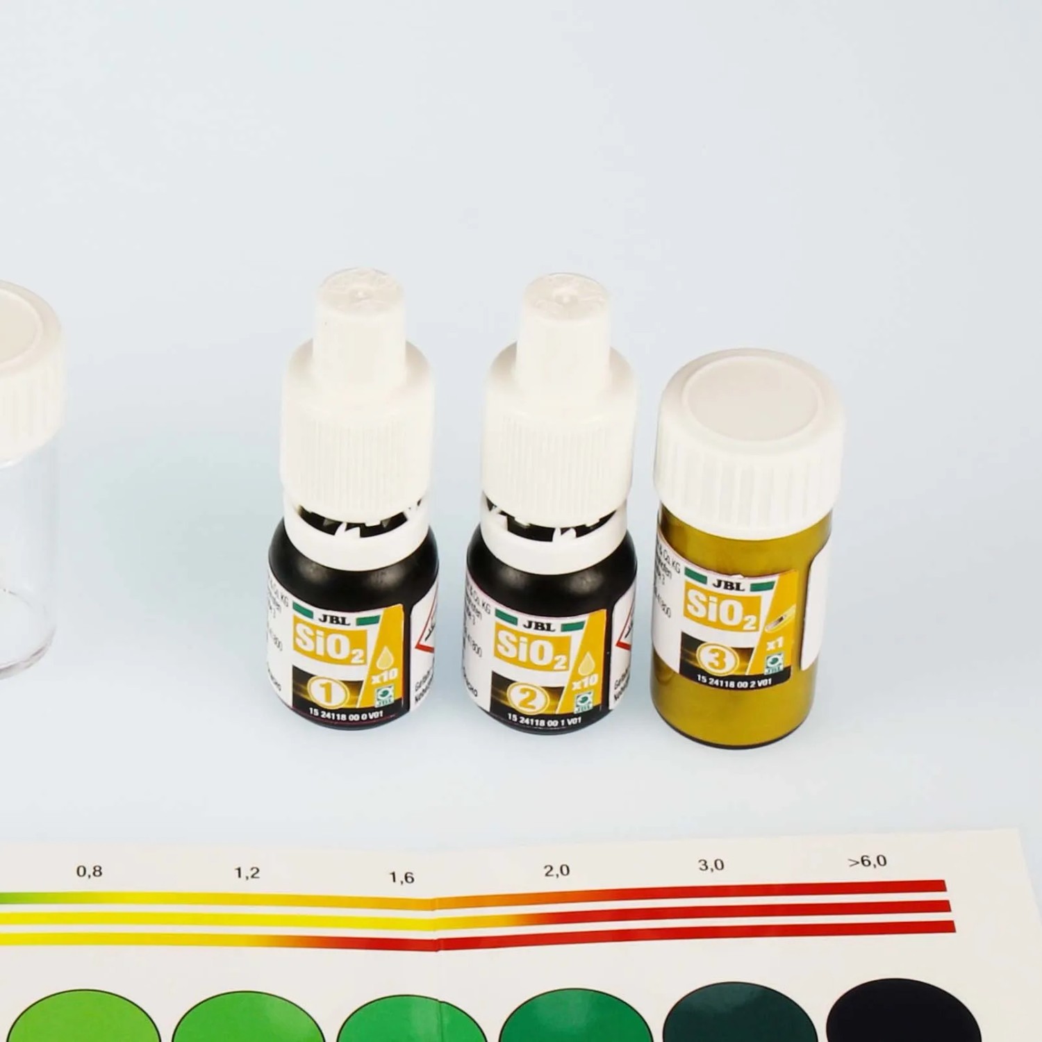 JBL ProAquaTest SiO2 Silikat Wassertest Set für Aquarien und Teiche.