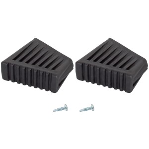 Krause Fußkappen (2 Stk.) für Klapptritte und Stufen-Steh-Leitern, 50x20 mm.