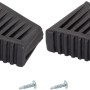 Krause Fußkappen (2 Stk.) für Klapptritte und Stufen-Steh-Leitern, 50x20 mm.