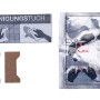 Fackelmann Kleber-Set für Bad-Accessoires: Reinigungstuch, Montagehilfe, Klebstoff für bis zu 50 kg Tragkraft.