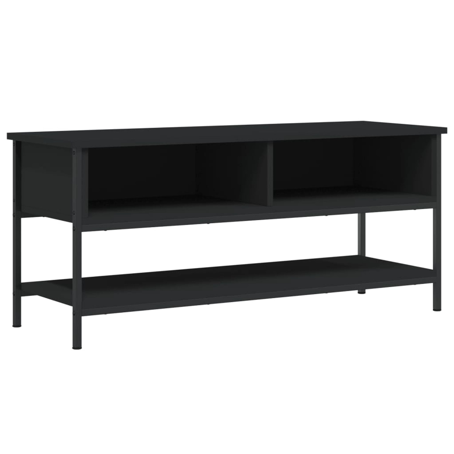 VidaXL TV-Schrank Schwarz 100x35x45 cm Holzwerkstoff günstig online kaufen