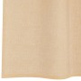 vidaXL Voile Vorhänge mit Stangentaschen 2 Stk Sandfarbe 4102220_6