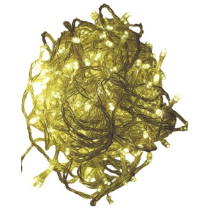 Lex 48er LED Lichterkette Außen Innen Partylichterkette Weihnachtslichterkette Warmweiß