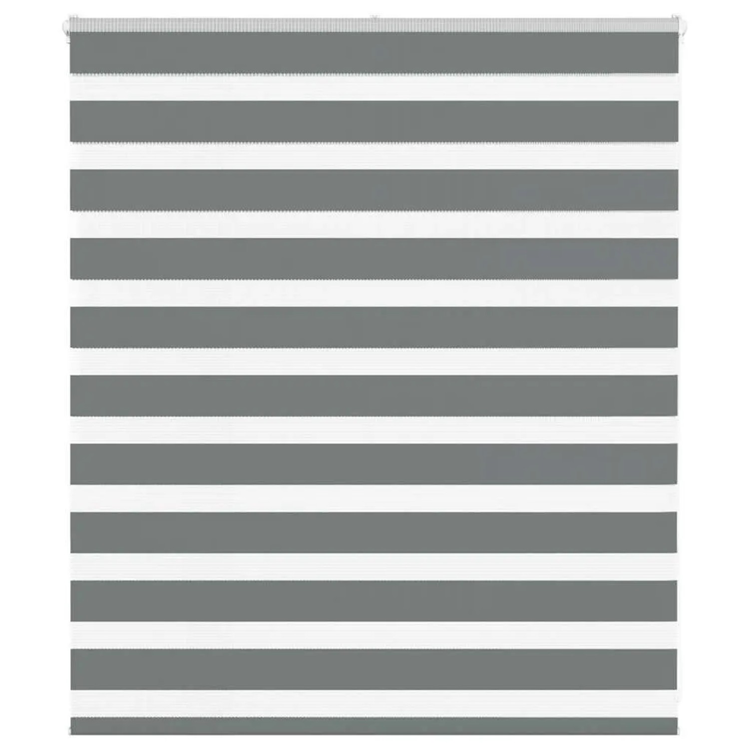 vidaXL Doppelrollo Dunkelgrau 125x100 cm Stoffbreite 120,9 cm Polyester 401 günstig online kaufen