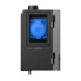Anker Solix Power Dock mit blauer Einphasen-Steckdose für Balkonkraftwerke.