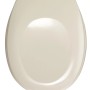 Wenko WC-Sitz Bergamo, Duroplast, Beige, kratzfest und bruchsicher.