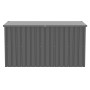 Tepro Universalbox Store X-Large, anthrazitfarbene Metallbox zur Aufbewahrung im Garten.