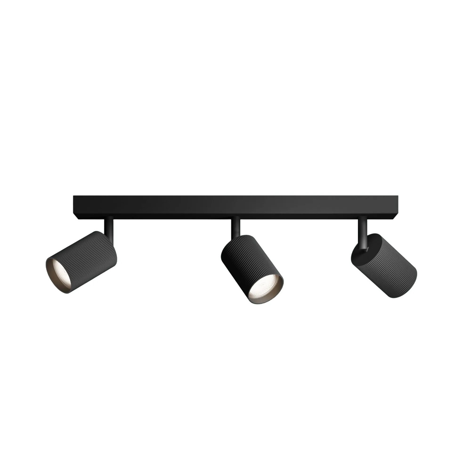 Philips LED-Spot Wyatt 3-Flammig Alu Wand- & Deckenmontage Schwenkbar Schwarz