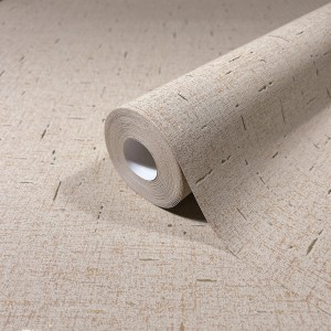 Rolle Marburg Vliestapete Uni Textiloptik in Beige, moderne Wandgestaltung für Wohnräume.