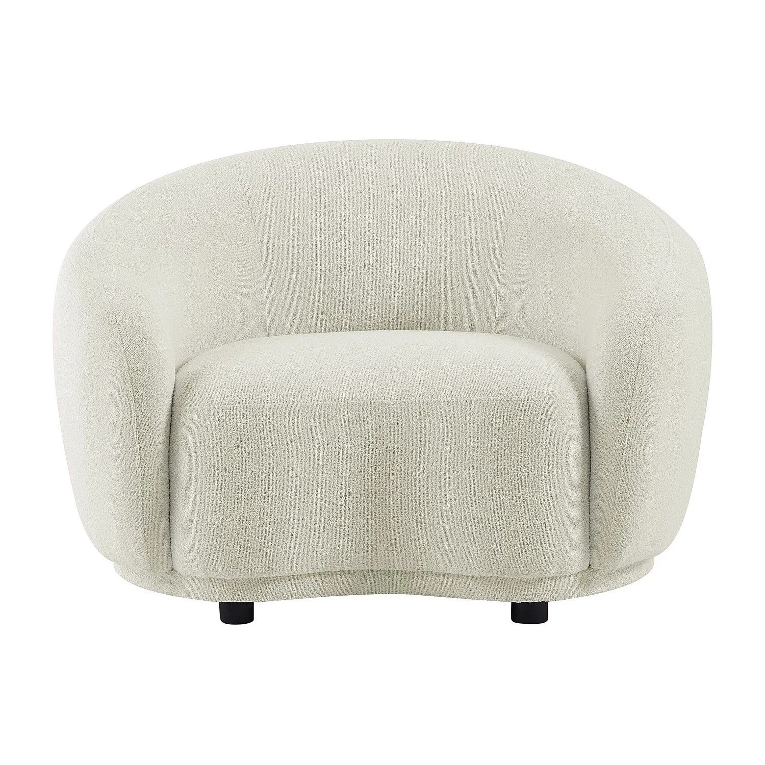 Vente-unique Sessel Mit Gerader Rückenlehne Bovana Weiß 110 cm