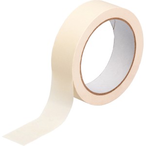 Rolle Flachkrepp Klebeband, 33m x 29mm, für Malerarbeiten.