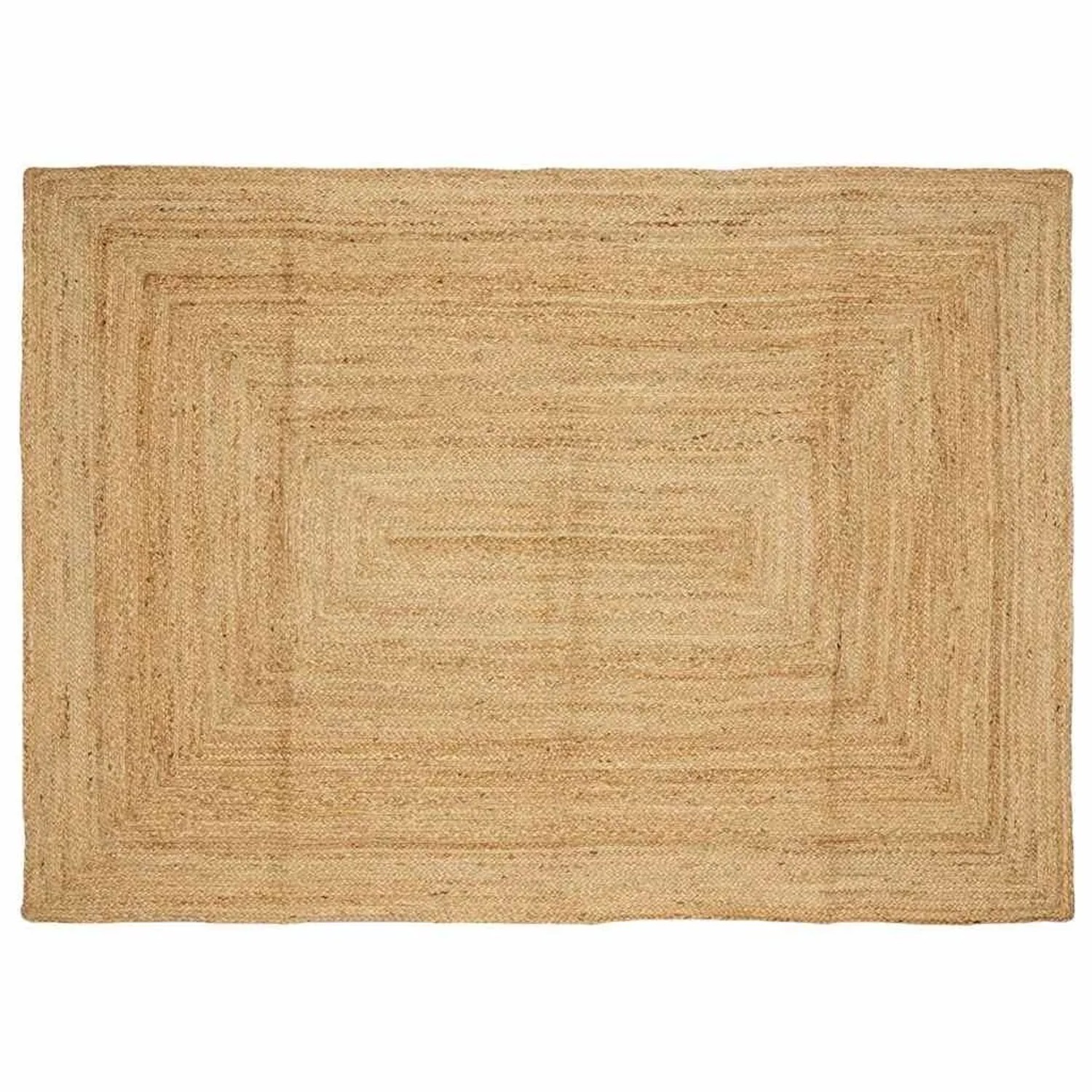 vidaXL Teppich Handgefertigt Jute Natur 160x230 cm 133730