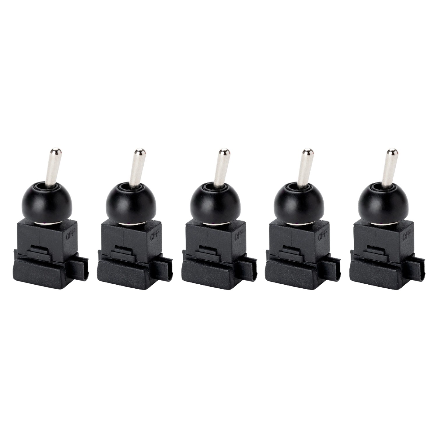 Orion Lightstyle Einbau-Kippschalter Schwarz 5 Stück