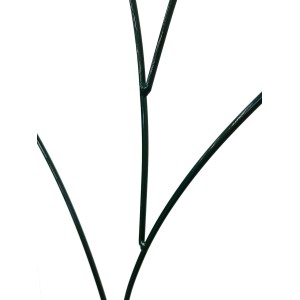 Detailaufnahme Spalier Ranke, Montana-Grün, Metall, Gartendekoration.