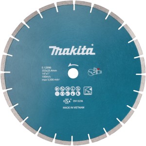Makita Diamantscheibe 355mm für Beton, Zubehör für Winkelschleifer.