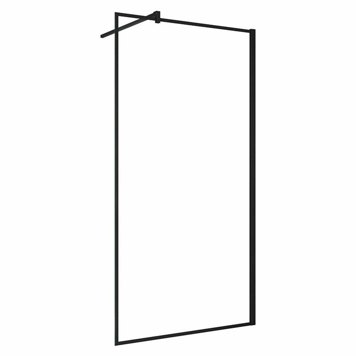 Duschparadies 80 x 200cm Walk in Duschabtrennung 8mm Nano Glas mit 140cm St günstig online kaufen