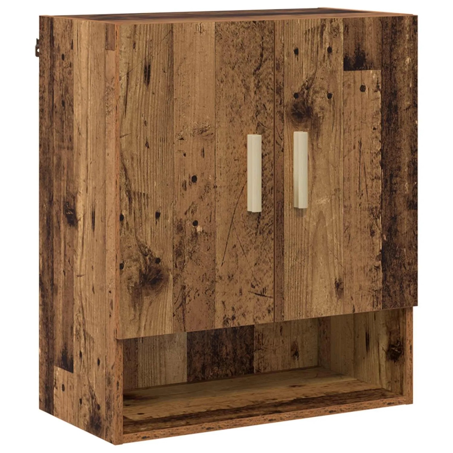 vidaXL Wandschrank Wandmontiert Altholz 60 x 31 x 70 cm Holzwerkstoff 8004213