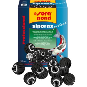 Sera siporax pond protect Professional, 10 Liter. Hochleistungsfiltermedium für Teichfilteranlagen.