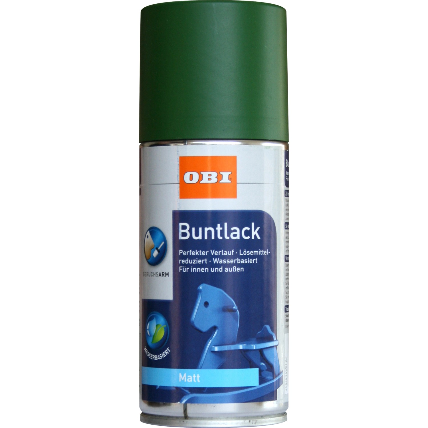 OBI Buntlack Spray RAL 6002 Laubgrün matt wv 150 ml