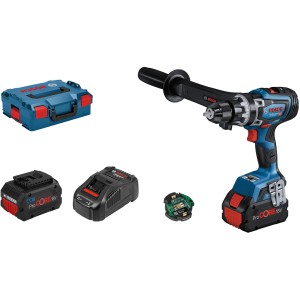 Bosch Professional GSB 18V-150 C Akku-Schlagbohrschrauber mit Zubehör und L-Boxx.