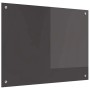 vidaXL Küchenrückwand Dunkelgrau 80 x 60 x 0,6 cm Gehärtetes Glas 42001243