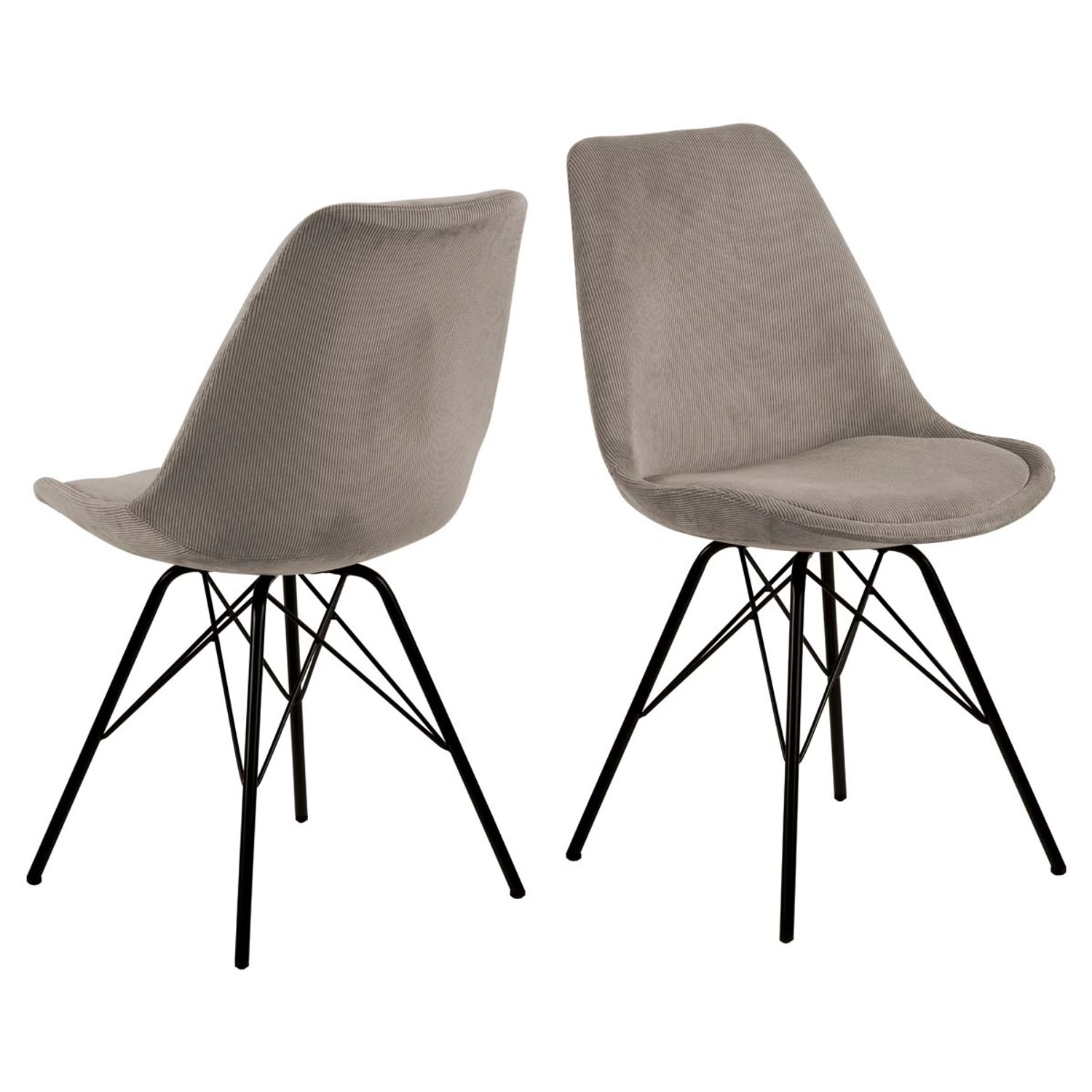 ebuy24 Eris Esszimmerstuhl Samt Beige günstig online kaufen