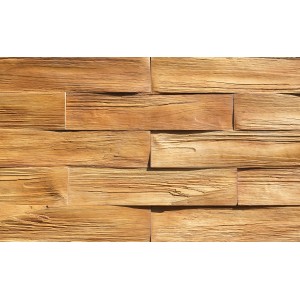 Stegu Verblender Timber Braun, Beton-Verblender mit Holzmaserung für Innen & Außen.