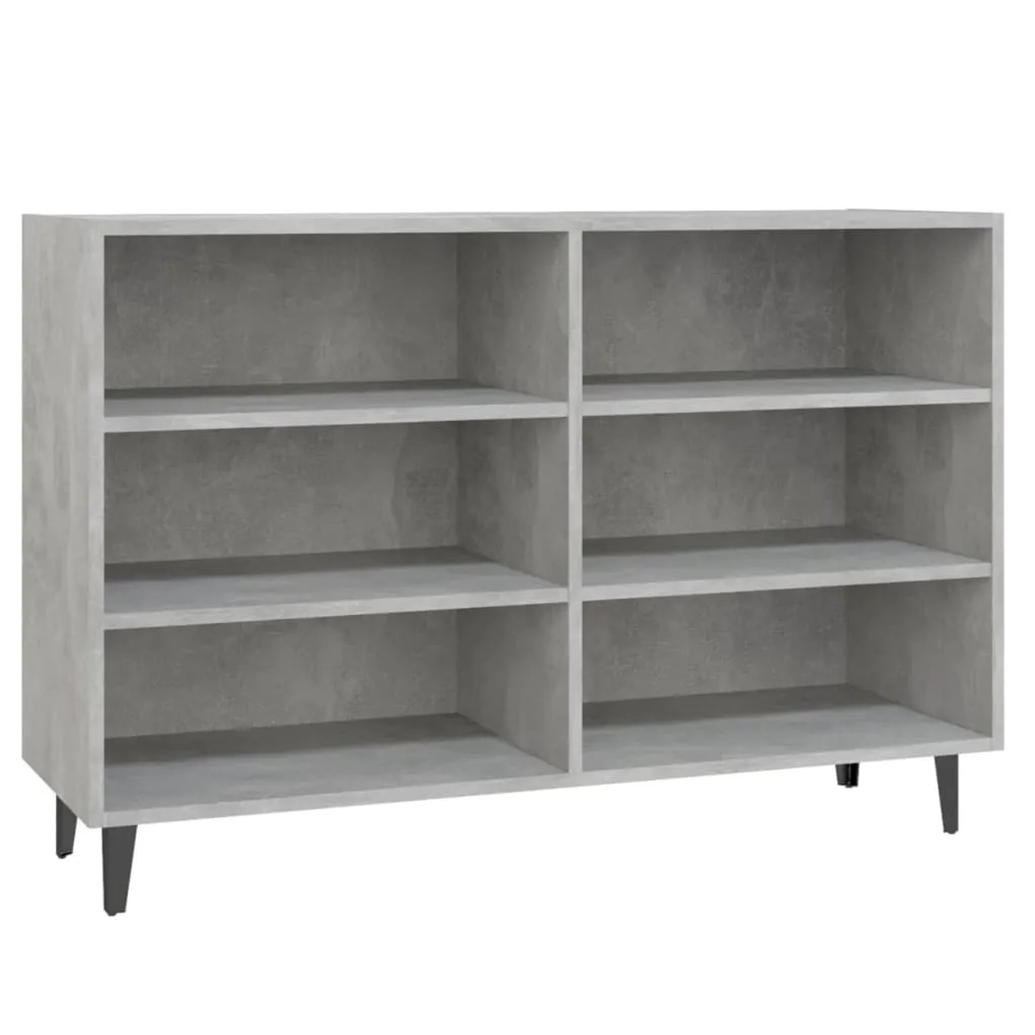 vidaXL Sideboard Betongrau 103,5x35x70 cm Holzwerkstoff 806044