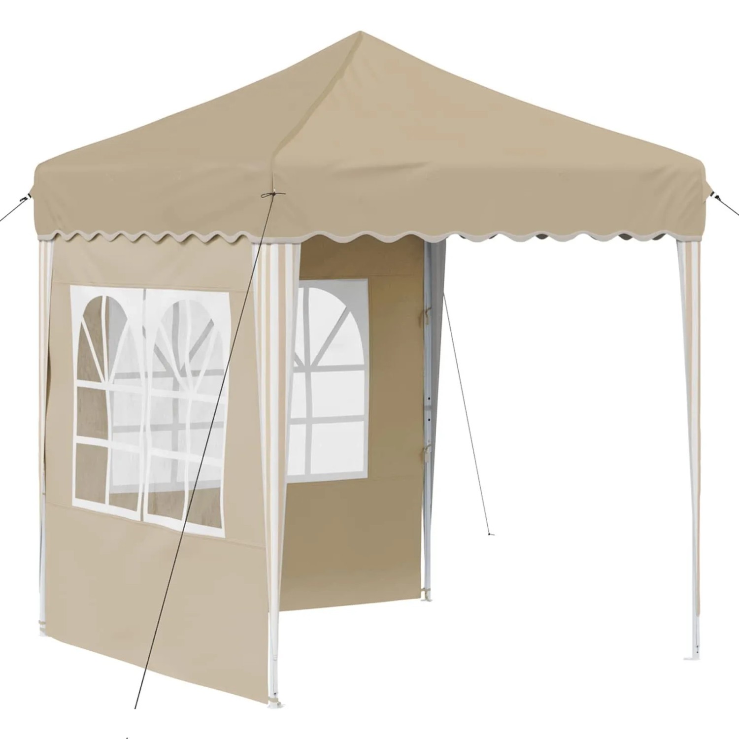 vidaXL Pop-up Partyzelt Creme 195 x 195 x 245 cm Oxford-Stoff 42019724