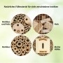 Insektenhotel Füllmaterialien: Bambus, Holz, gelochtes Holz und Bienenhotel-Schild. Ideal für verschiedene Insekten.
