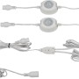 LED-Flexband mit Sensor, 2x1,2m, Warmweiß, Zubehör wie Netzteil, Sensoren und Kabel.