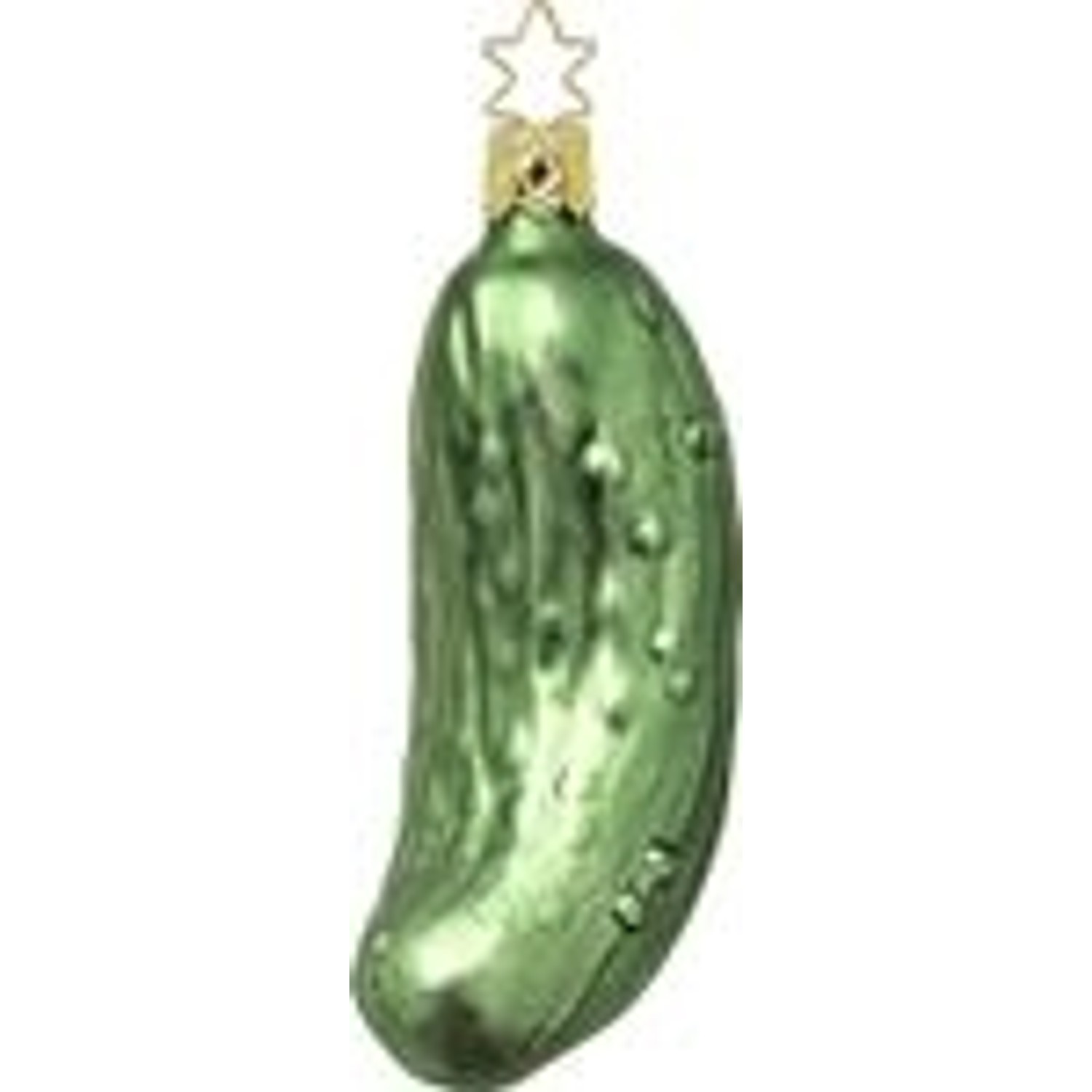 Inge's Christmas Decor GmbH Christbaumschmuck Glas Weihnachtsgurke 11,5 cm günstig online kaufen