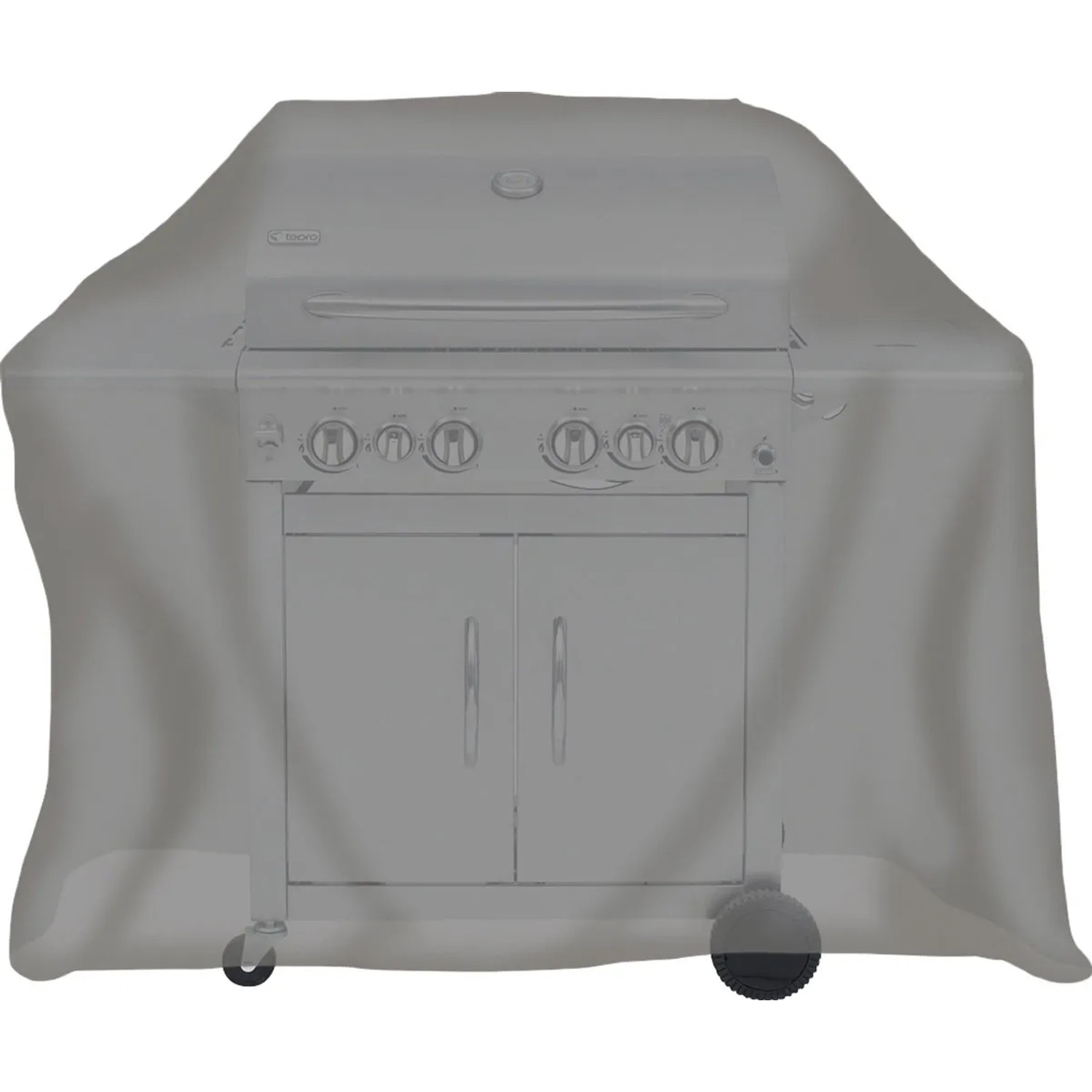 Tepro Universal Abdeckhaube für Gasgrill groß ca. 150 cm x 110 cm Anthrazit