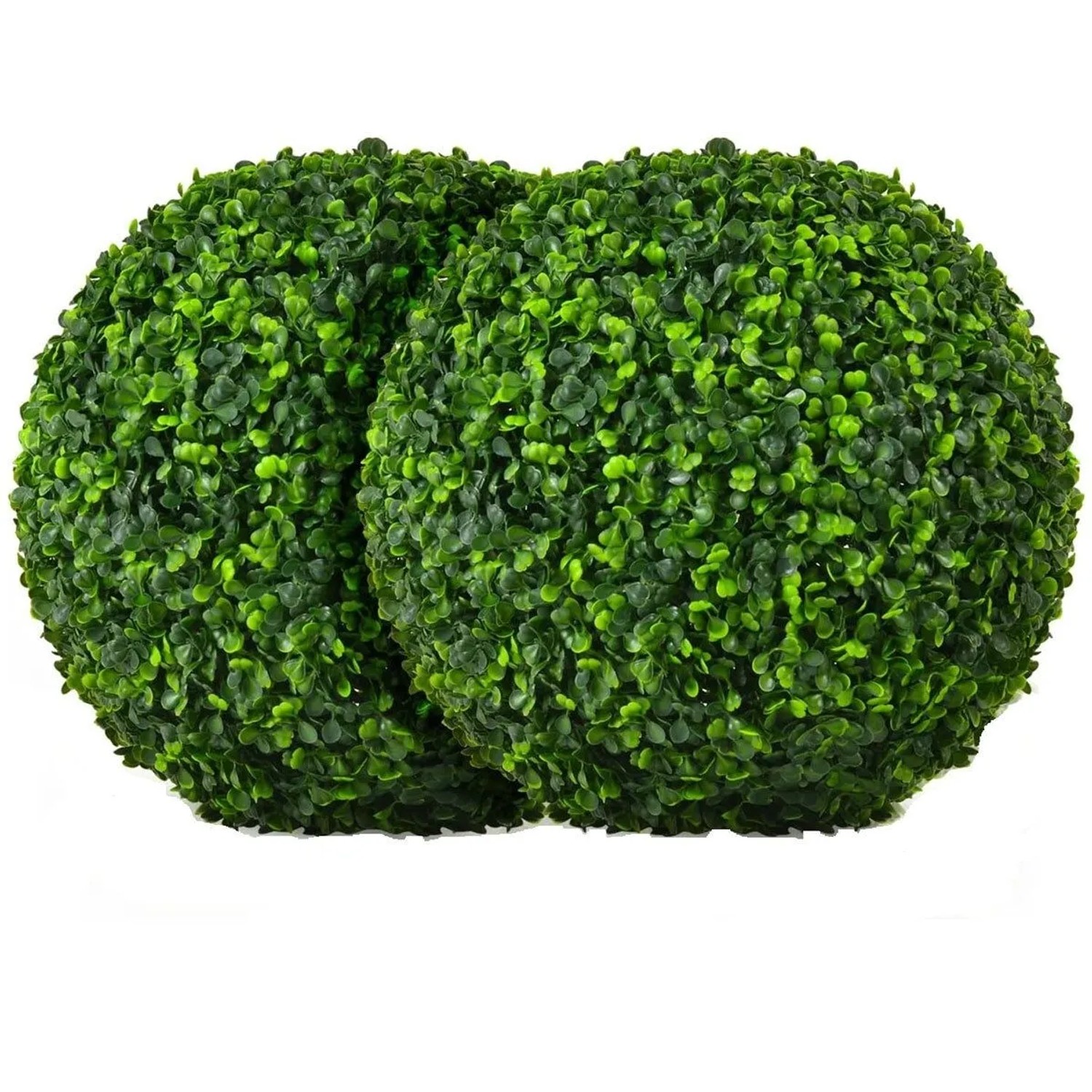 Costway 2er Buchsbaumkugel für Haus Garten Hochzeit Dunkelgrün 40 cm günstig online kaufen