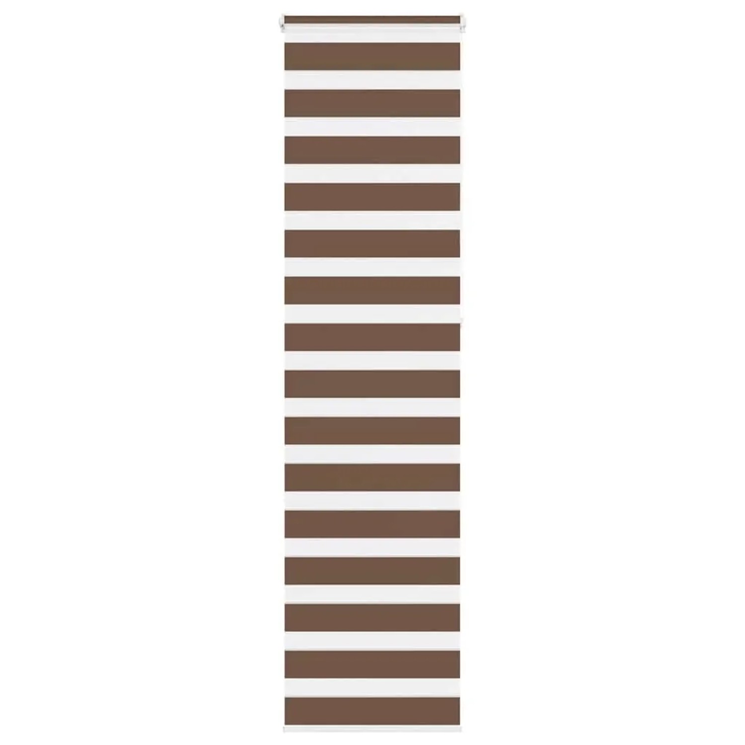 vidaXL Doppelrollo Braun 55x230 cm Stoffbreite 50,9 cm Polyester 4014382