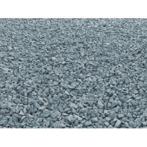 Grauer Ardennen-Splitt (8-16 mm) als Zierkies für Gartenwege und Steingärten.