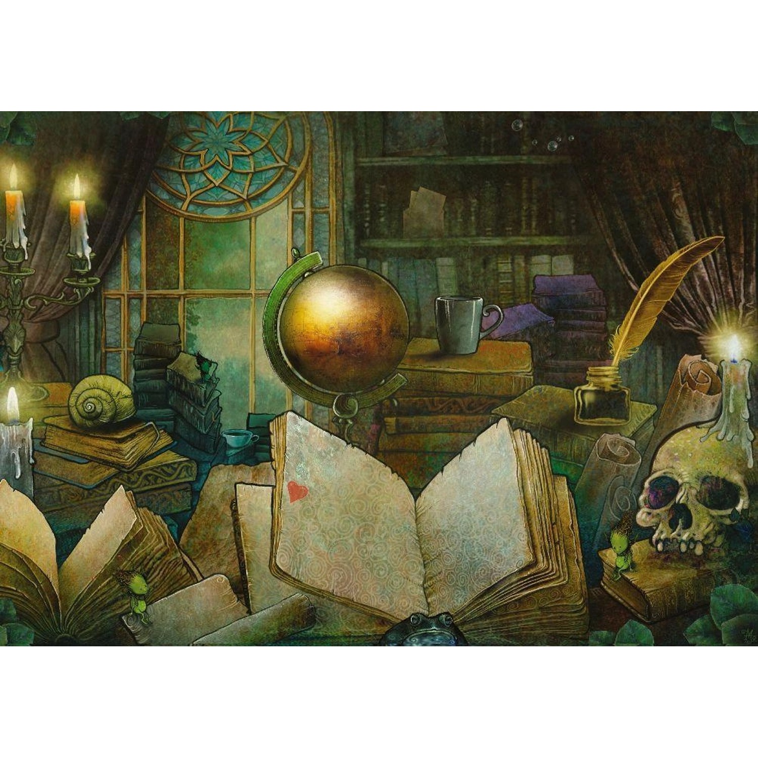 Die Bibliothek des Magiers