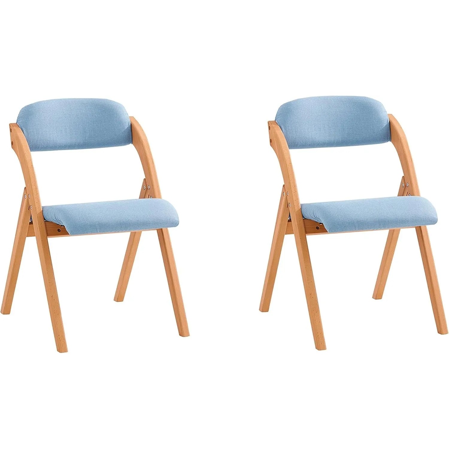 SoBuy 2er Set Esszimmerstuhl Klappstuhl Küchenstuhl Polsterstuhl mit Lehne günstig online kaufen