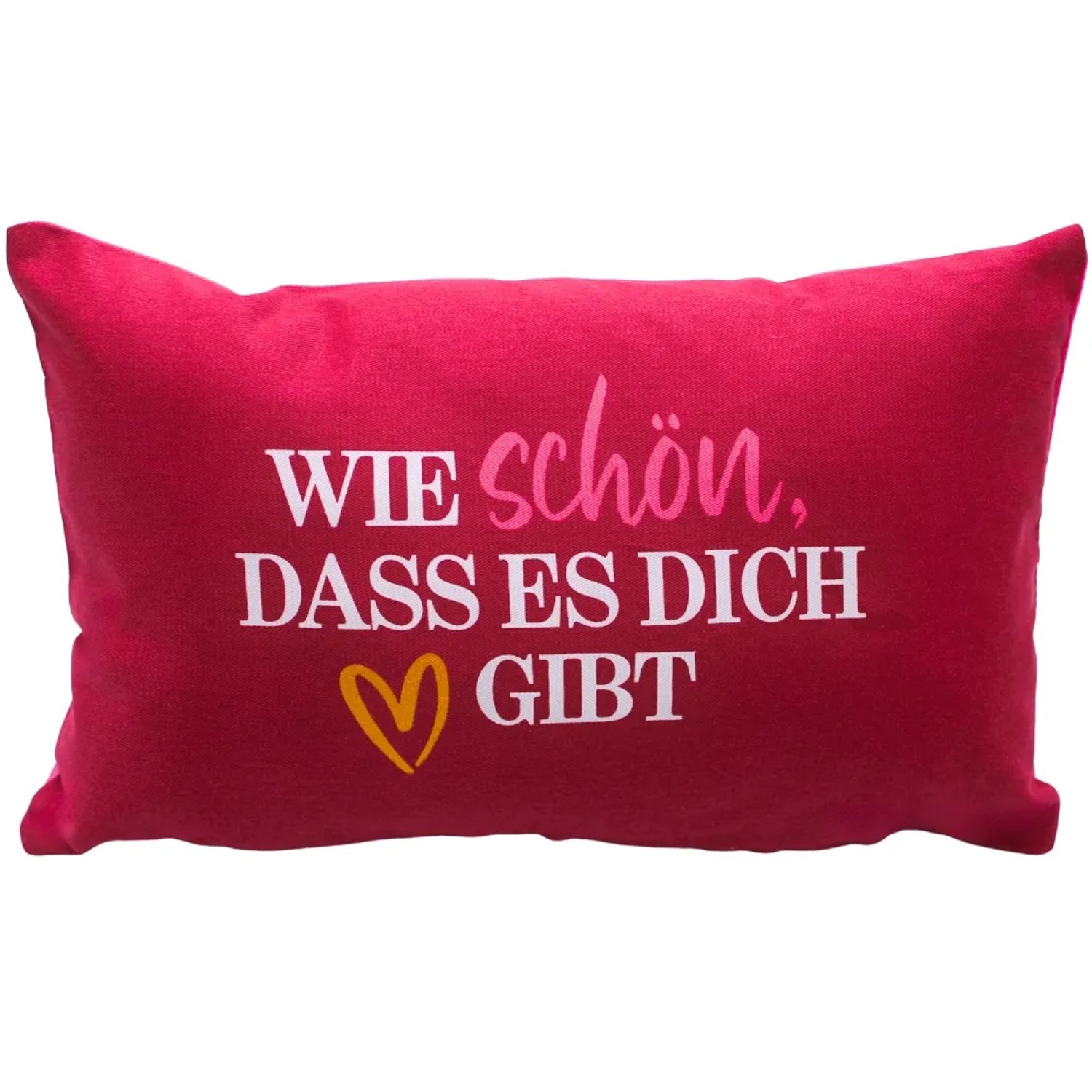 Dekohelden24 Zierkissen Dekokissen Kopfkissen L/B/H ca 40 x 13 x 23 cm 100% Baumwolle