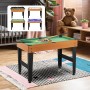 HOMCOM Multigame Spieltisch mit Billard, Tischtennis, Hockey und Kicker Funktion.