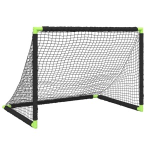 vidaXL Fußballtor für Kinder Klappbar Schwarz 90x64x64 cm 4008438
